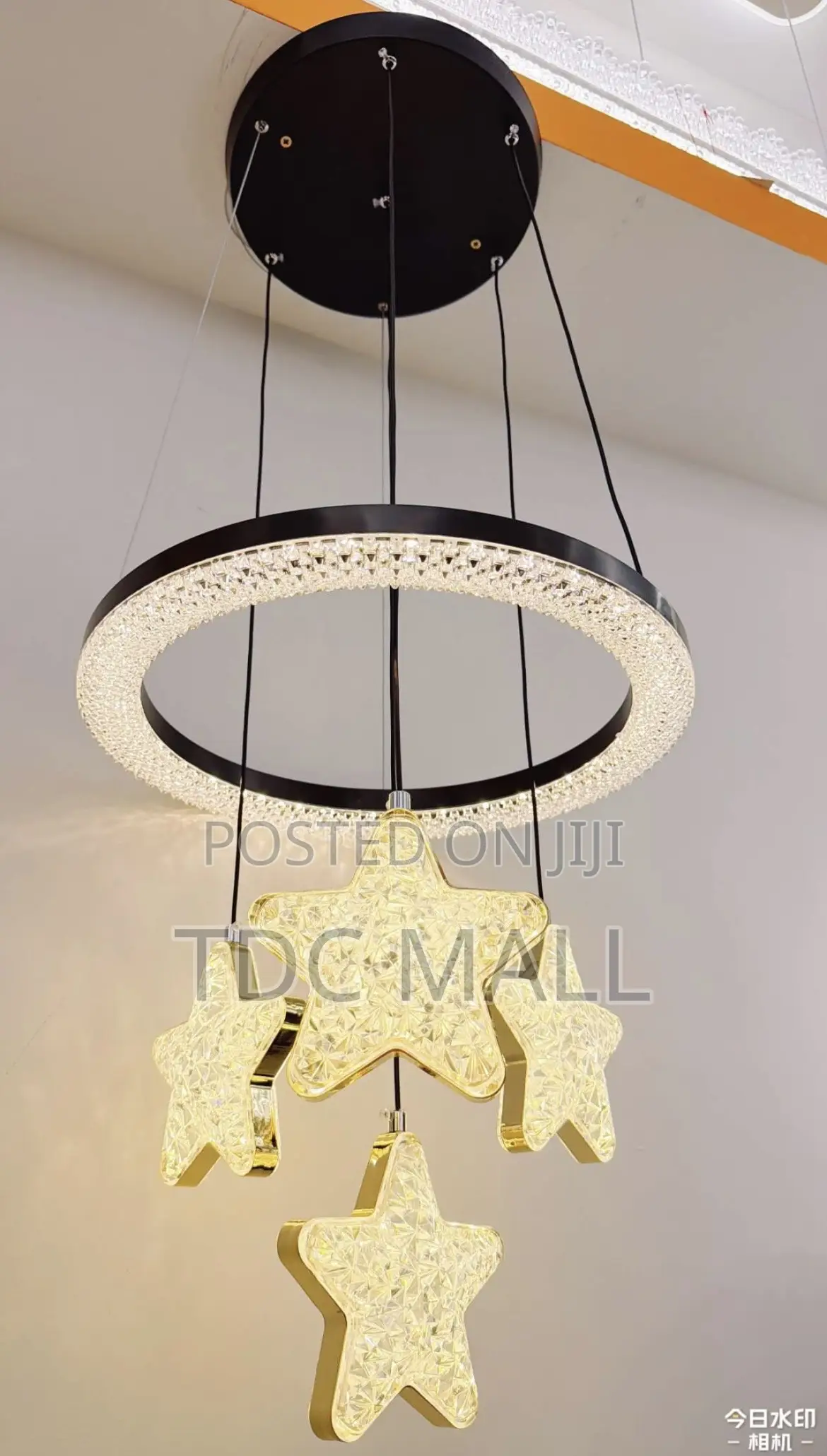 Luxury Crystal Chandelier With Stars
