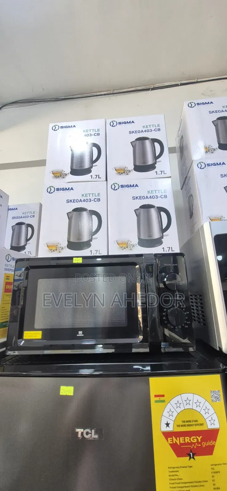 Black Colour Nasco Microwave 20l.For Sale