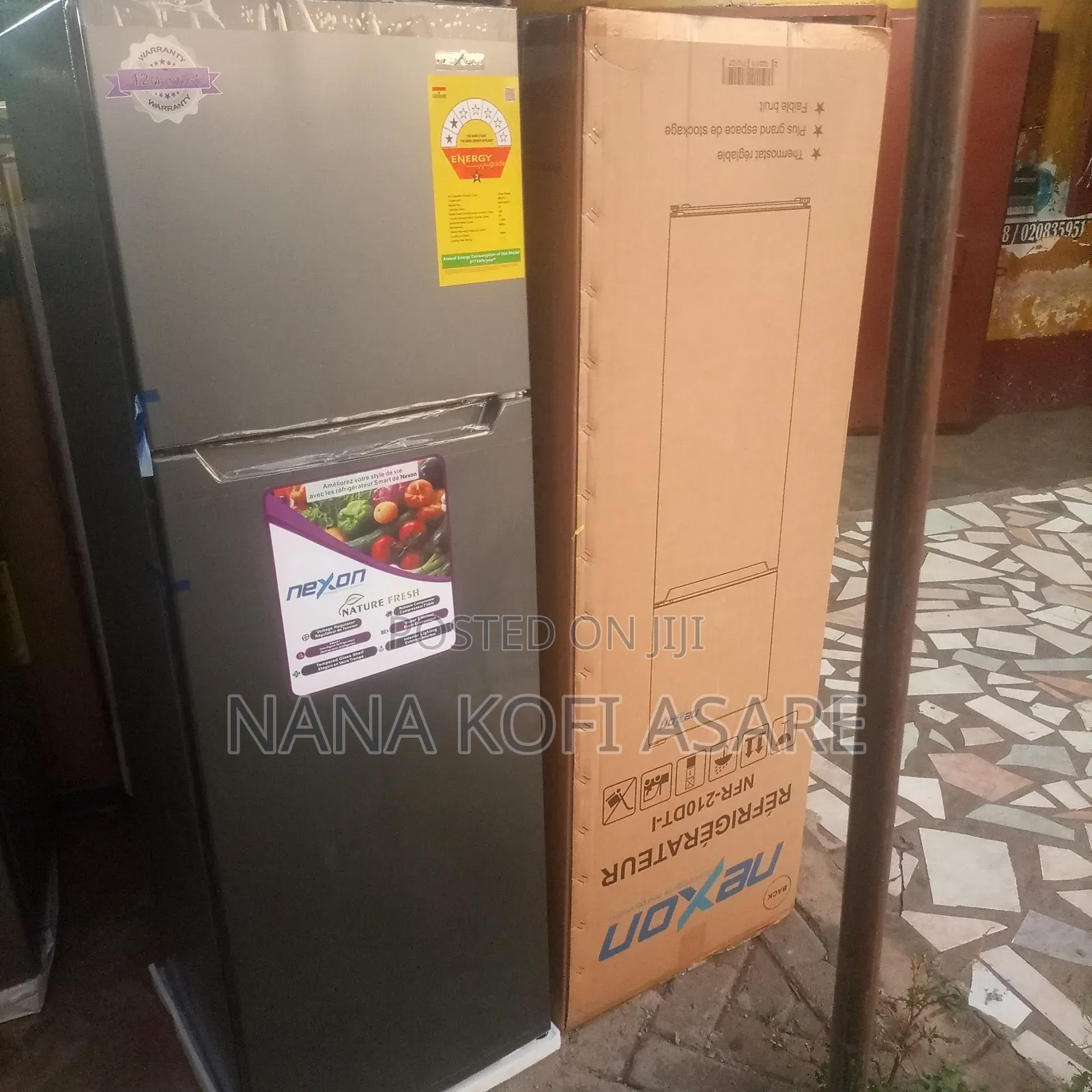 Nexon 170litres Top Freezer Refrigerator