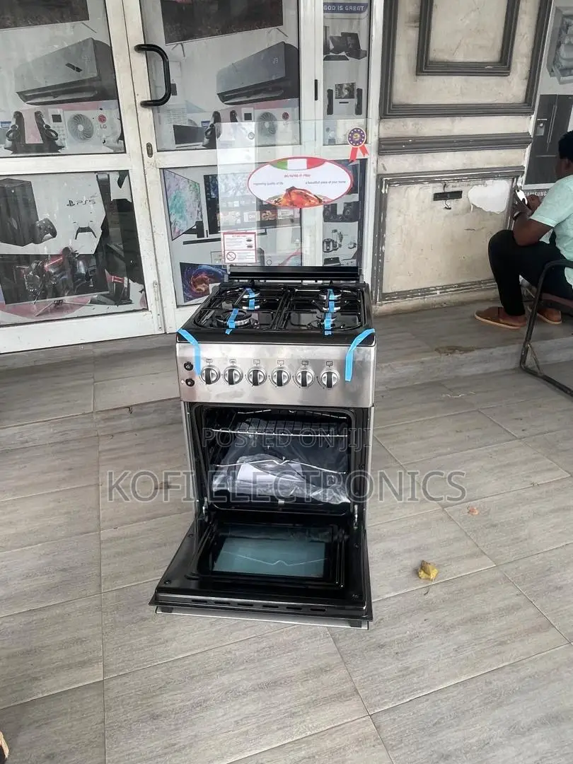 New Line 50x60 Gas Cooker With Oven Built for Family Meals