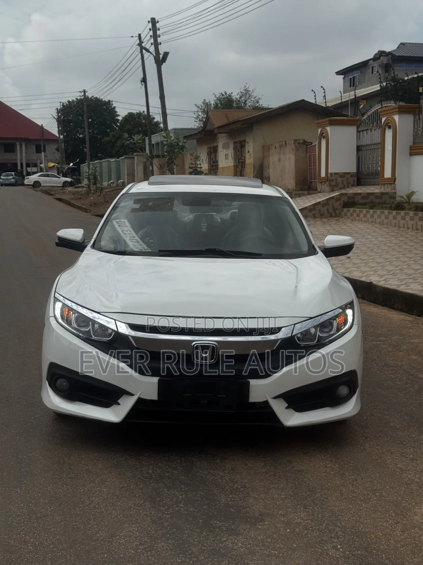 Honda Civic EX 4dr Sedan (1.5L 4cyl) 2016 White