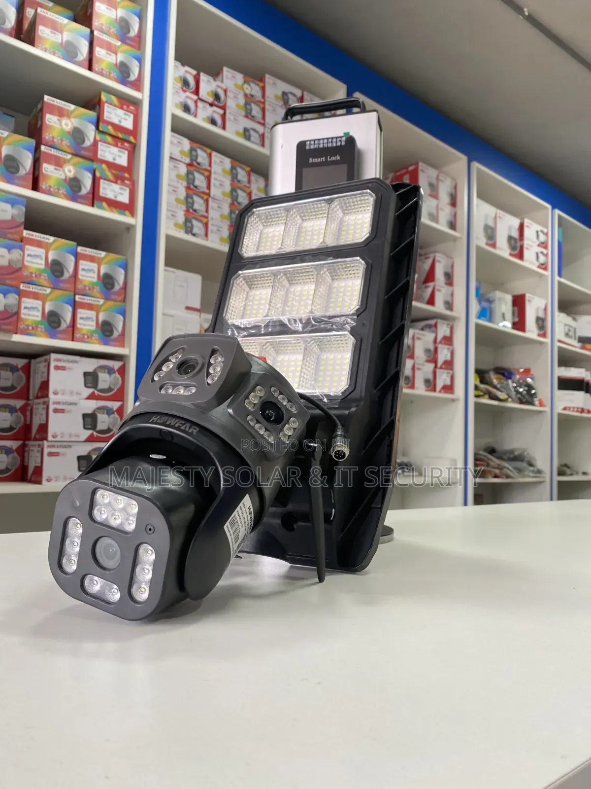 Solar Camera With Streetlight (2lense) 400w