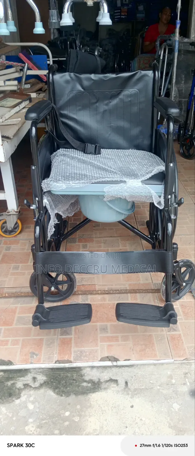 Commode Wheelchair (Strong and Portable)