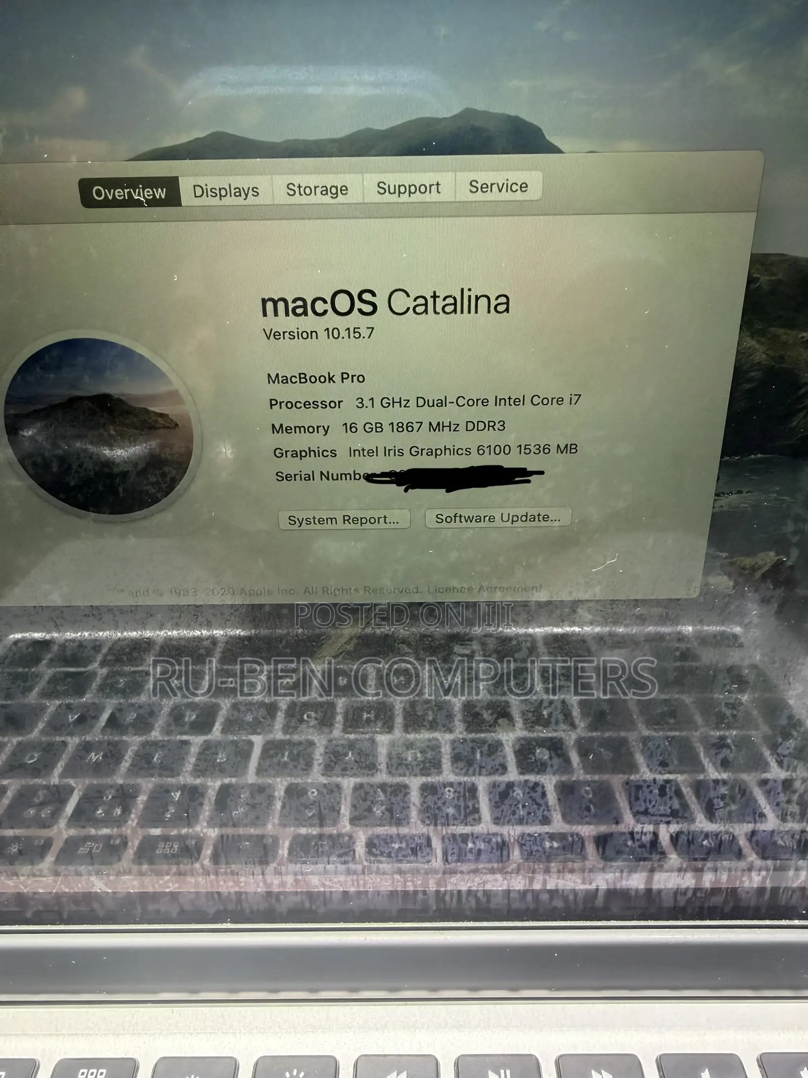 Laptop Apple MacBook Pro 2015 16GB