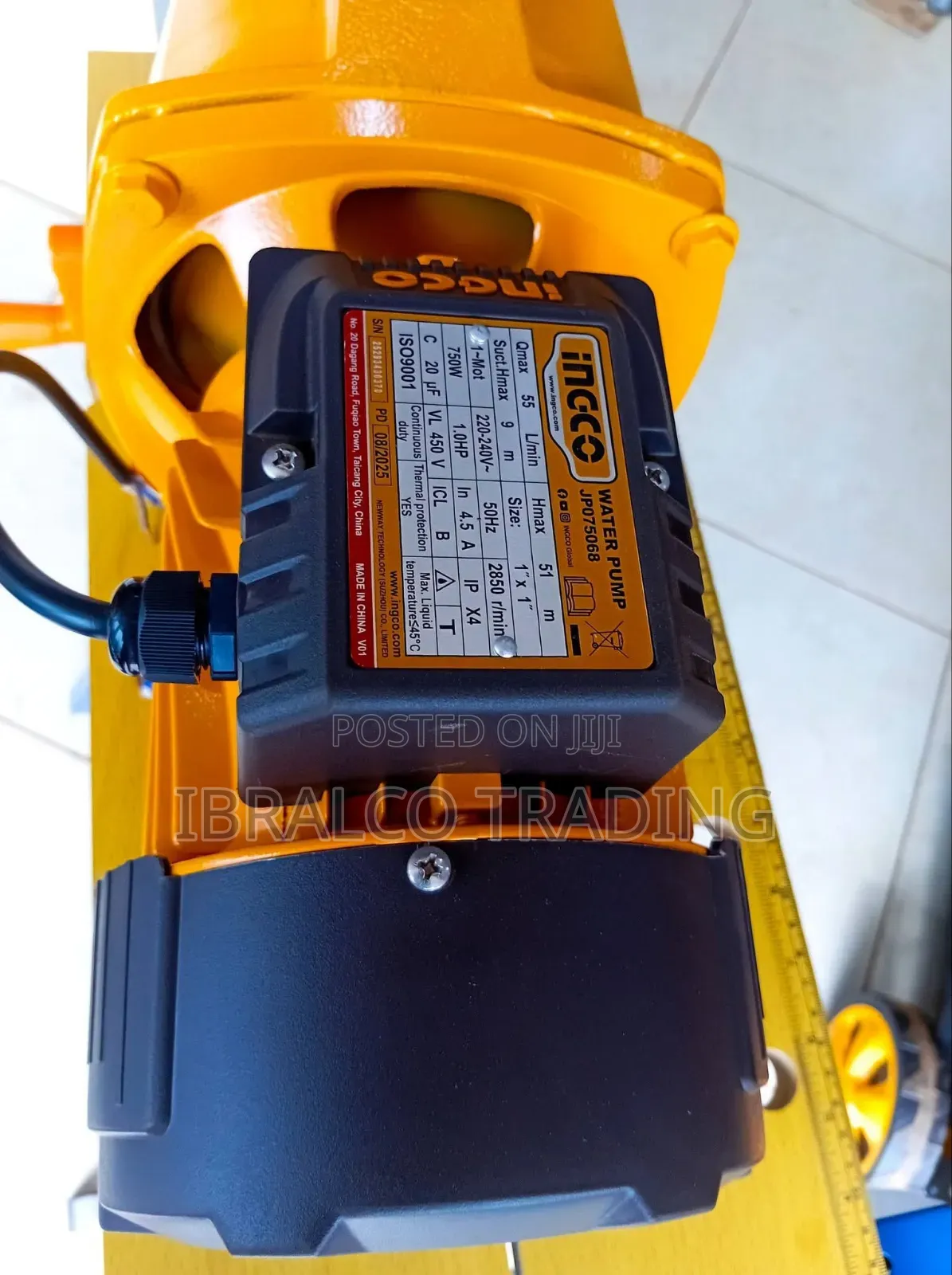 Ingco 1.0hp Water Pump