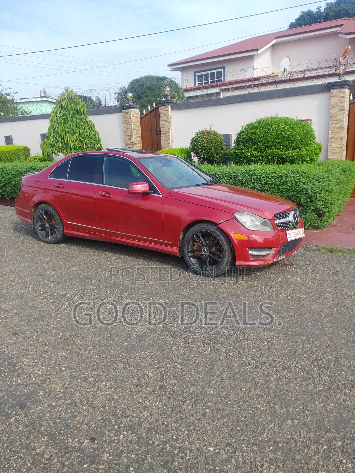 Mercedes-Benz C250 2014 Red