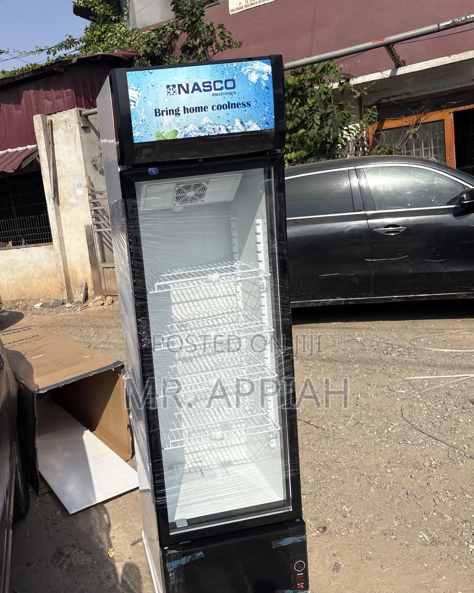 Buy Premium Nasco Nas-Fl360-1dr-1 Single Door Fridge(Glass Door).