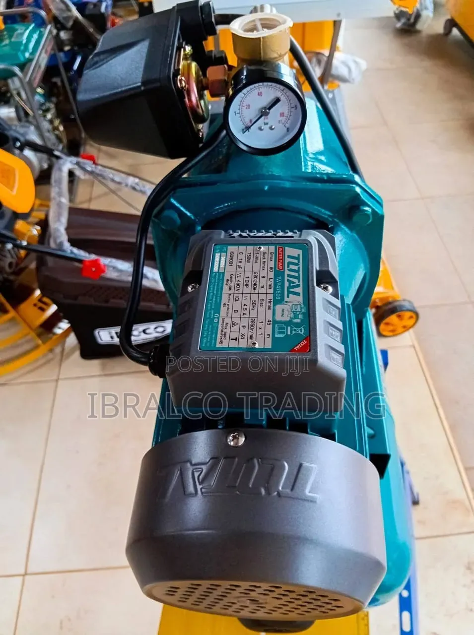Total Priming 1.5hp Water Pump