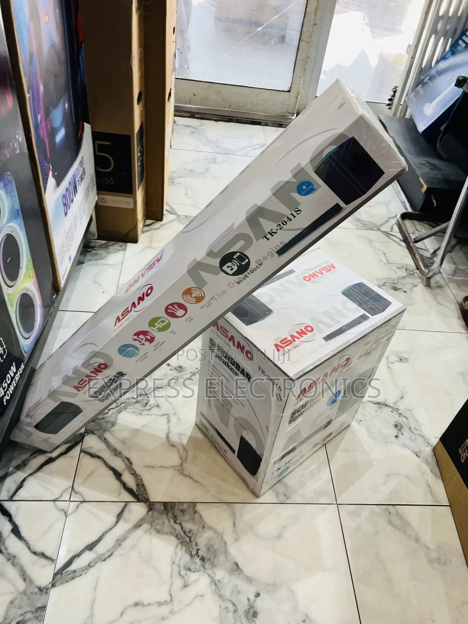 Long Lasting Effects Asano Sound Bar With Woofer Tk-2041
