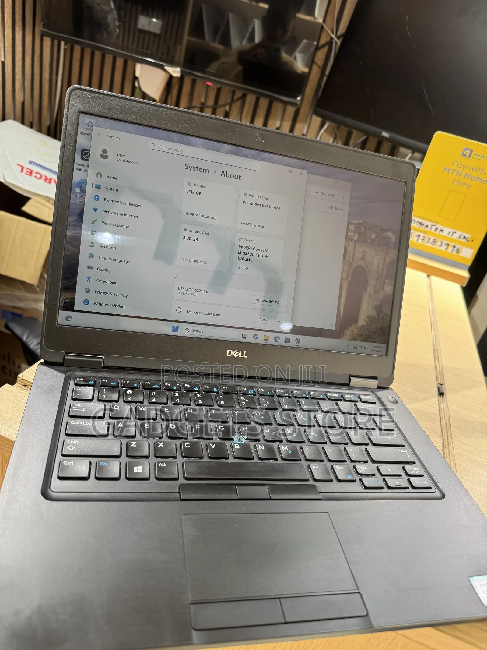 Laptop Dell Latitude 5490 8GB Intel Core i5 SSD 256GB