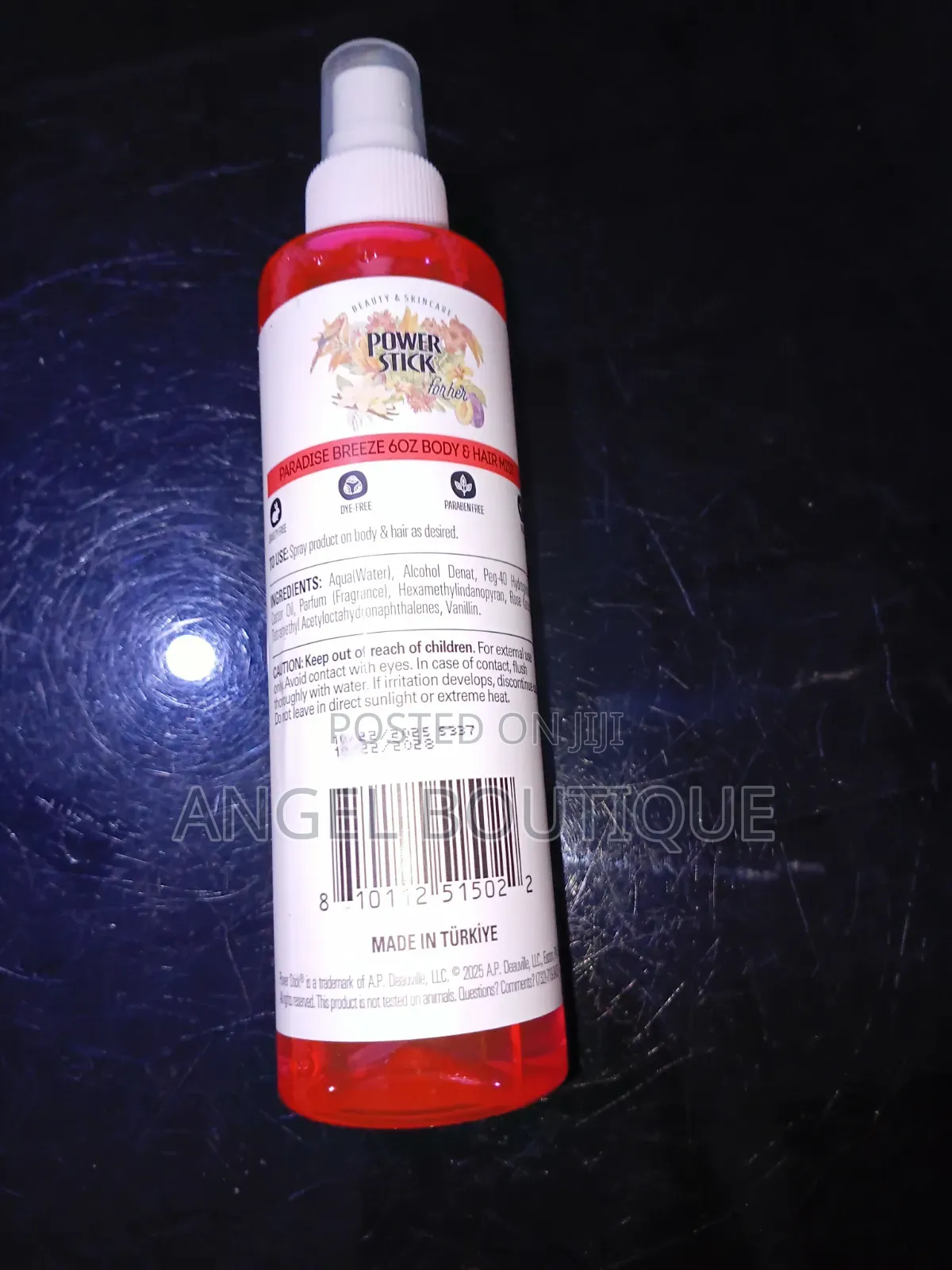 Power Stick Body Hair Mist
