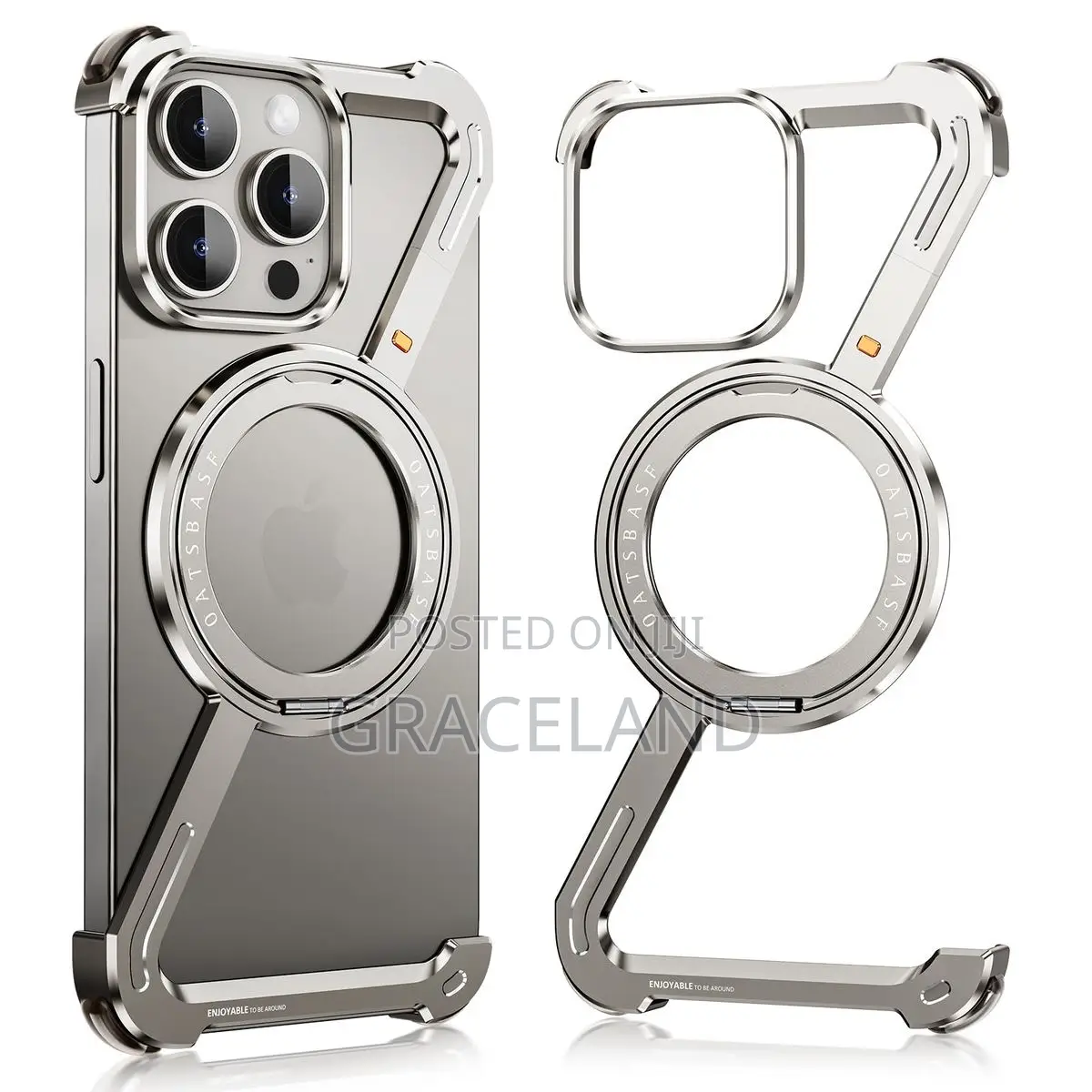 This Is Original Frameless iPhone Magnet Magsafe Case 15-16 Pro Max