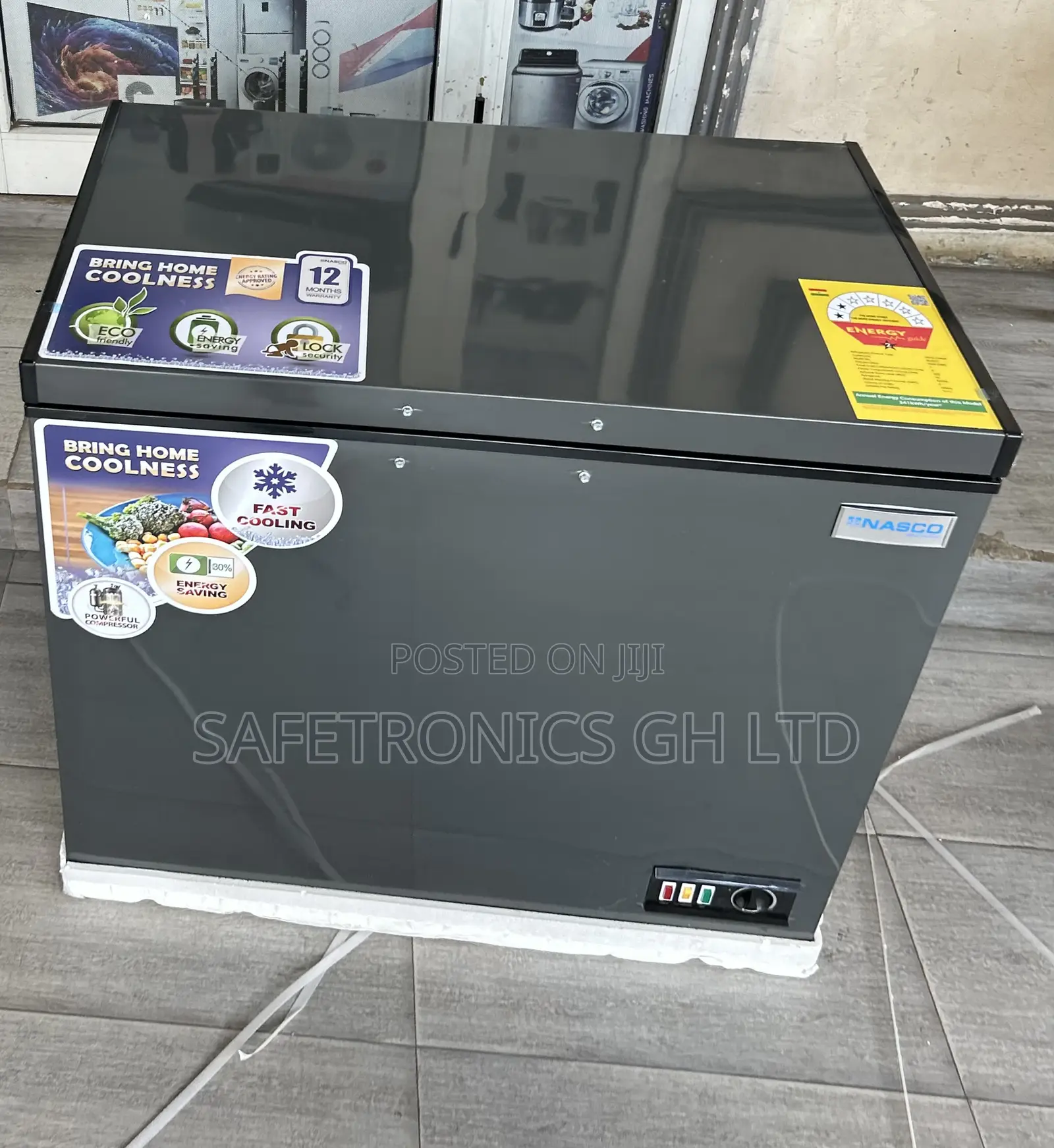 Secure Good Nasco 144ltr Chest Freezer 3star Nas-200sk