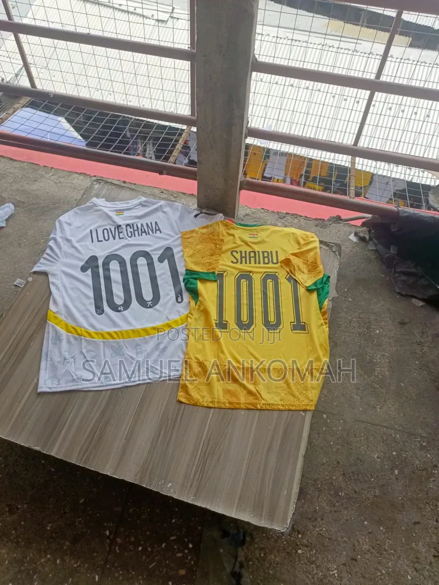 Brand New Ghana Black Stars Supporter Jerseys Fan Gear