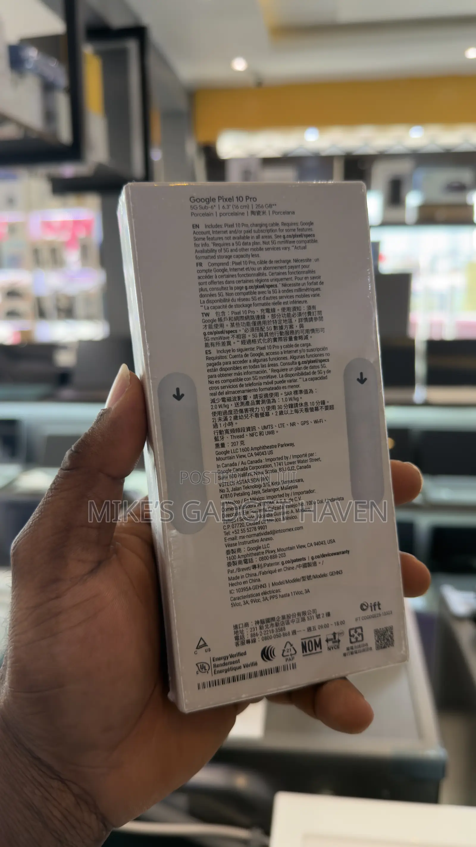 New Google Pixel 10 Pro 256 GB Black