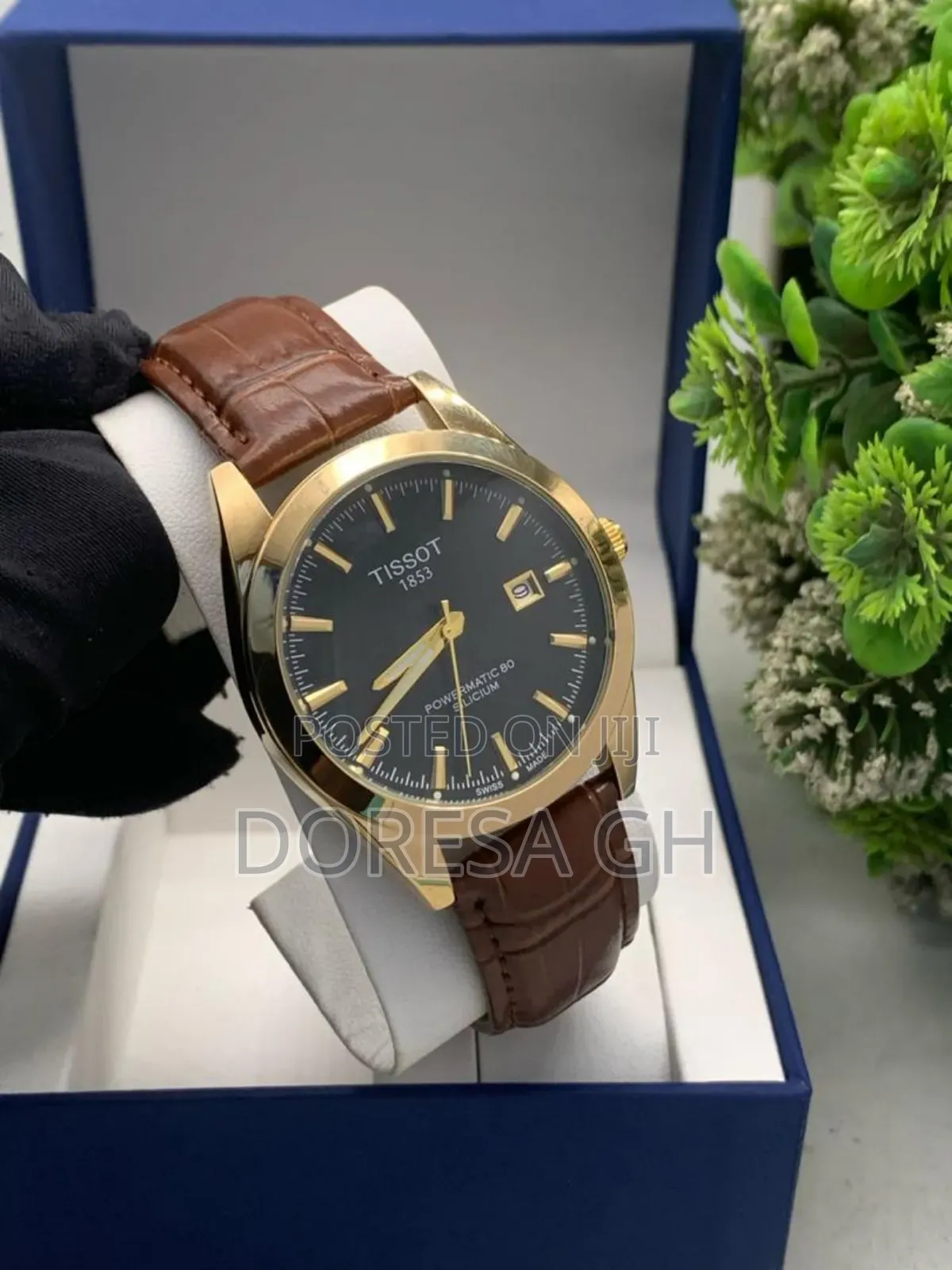 Tissot Analog Leather Watch for Men – Classic Everyday Wristwatch