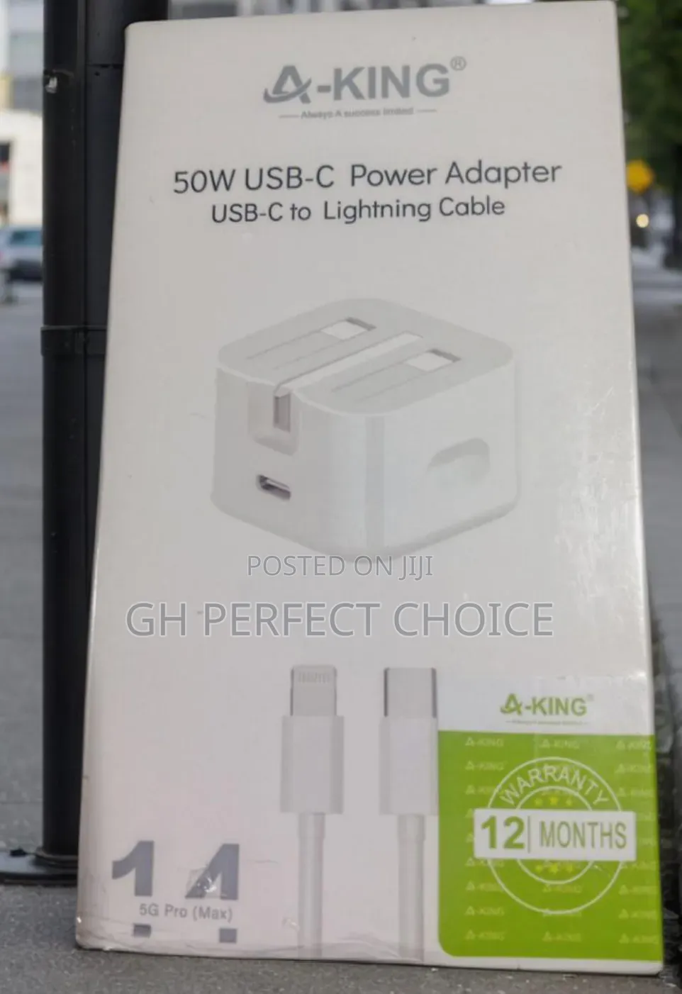 Premium iPhone Fast Charging Cable, Type C, 3-Pin Charger