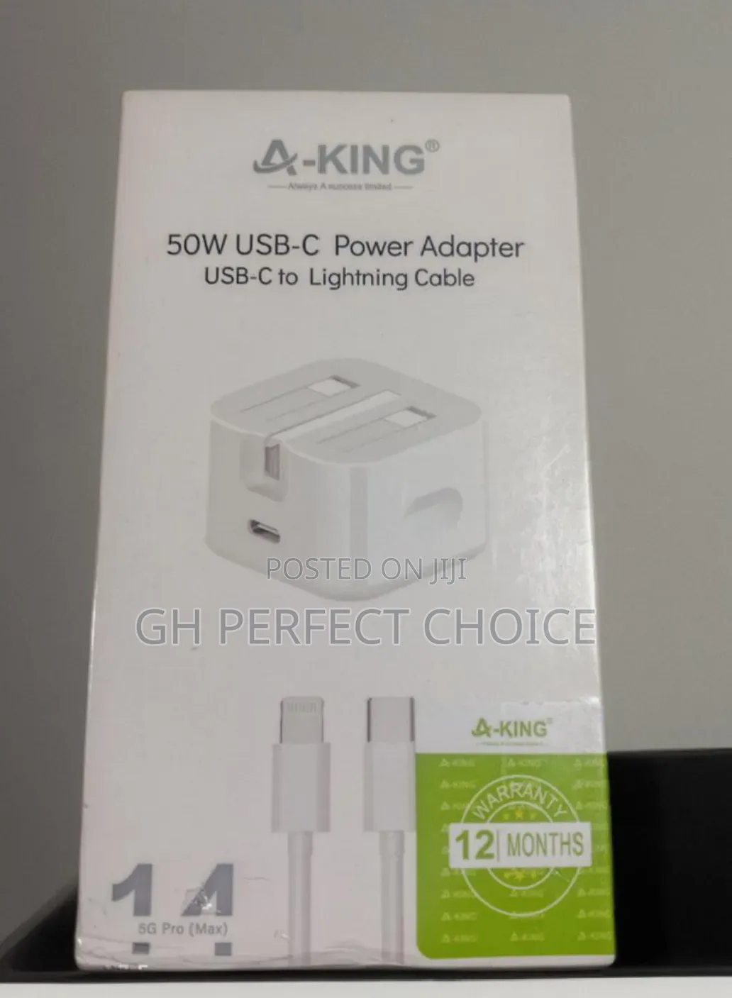 Fast Charging Type C iPhone Charger, 3-Pin, High Quality!