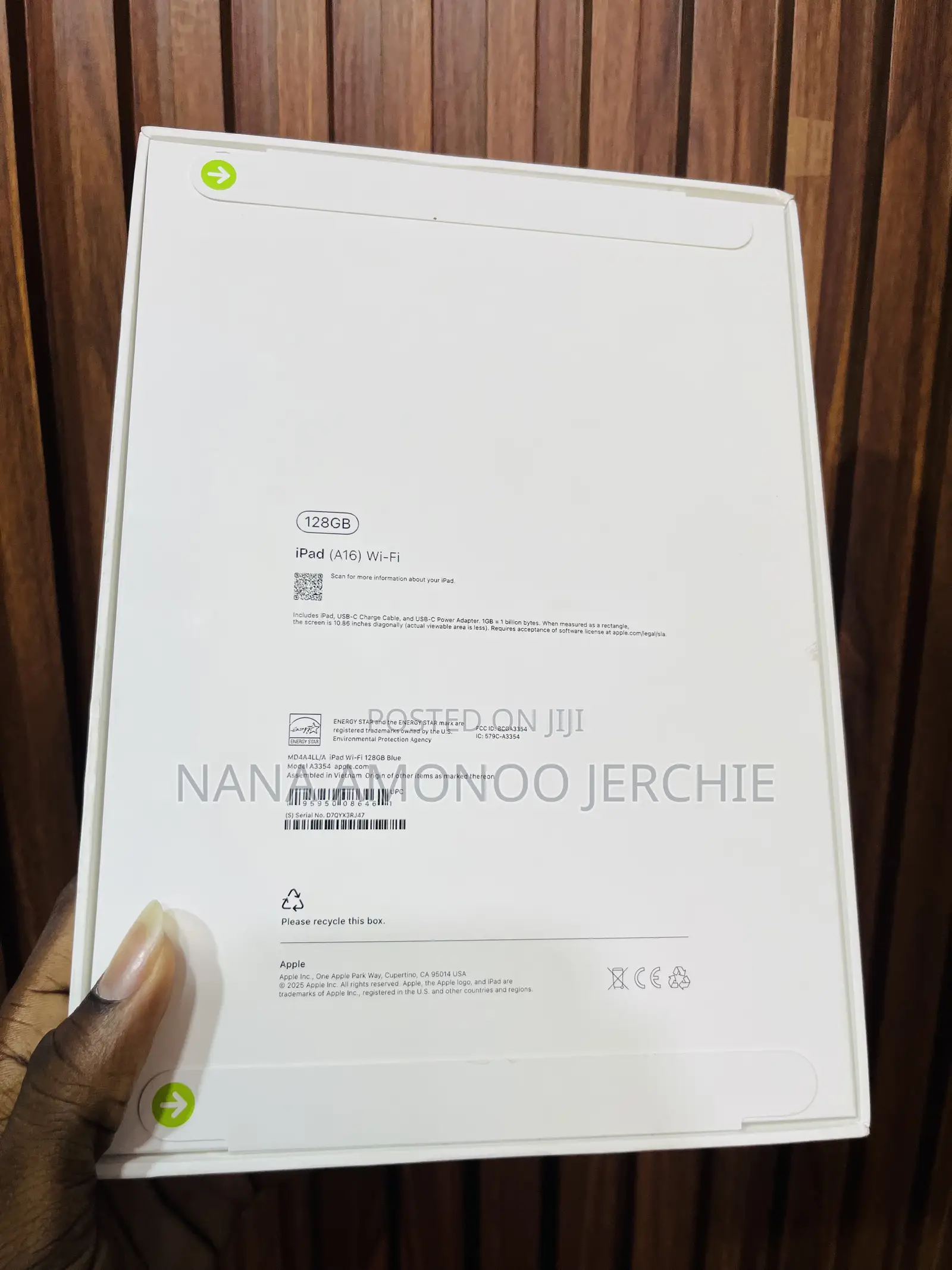 New Apple iPad Wi-Fi 128 GB