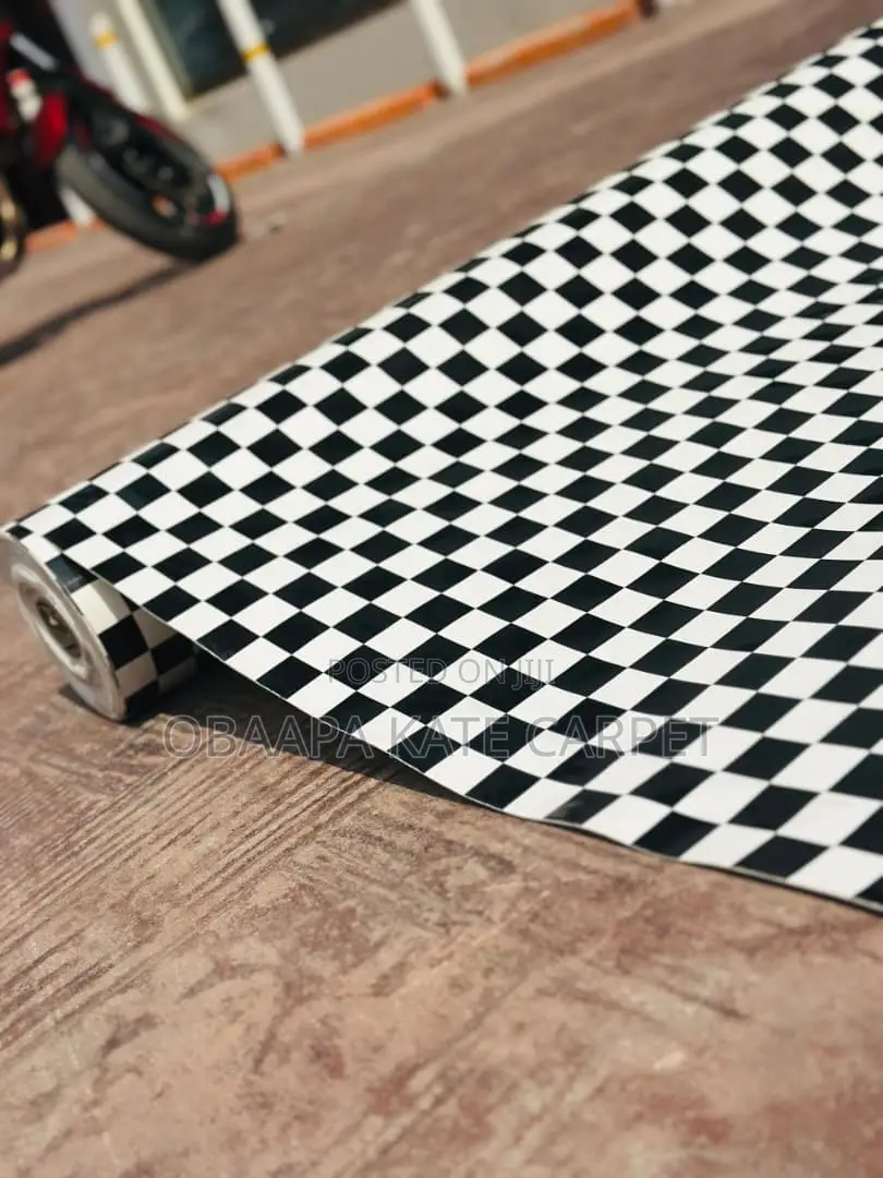 Black and White Grade 2 American Rubber Carpet