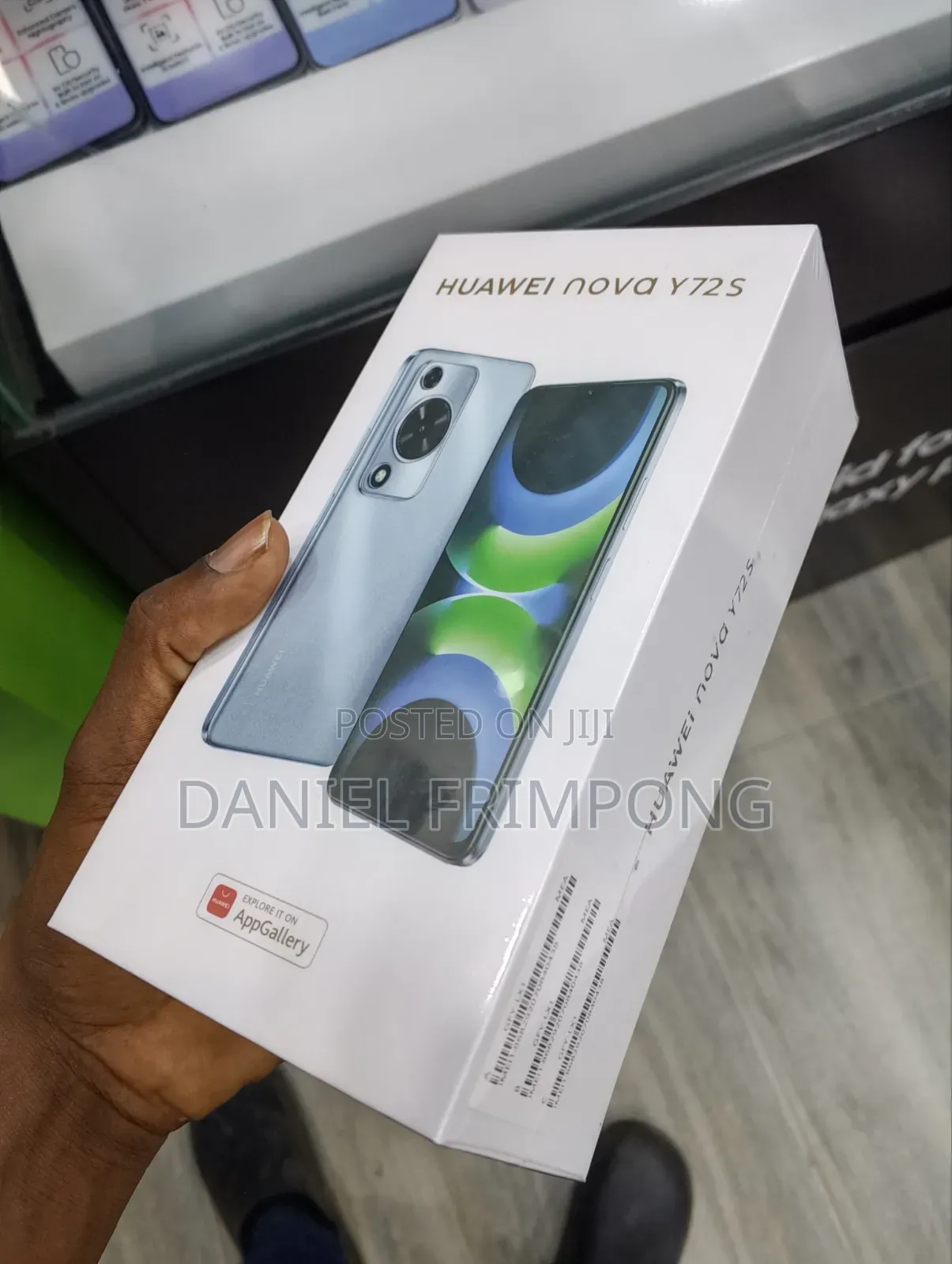 New Huawei Nova Y72S 4G 128 GB Black