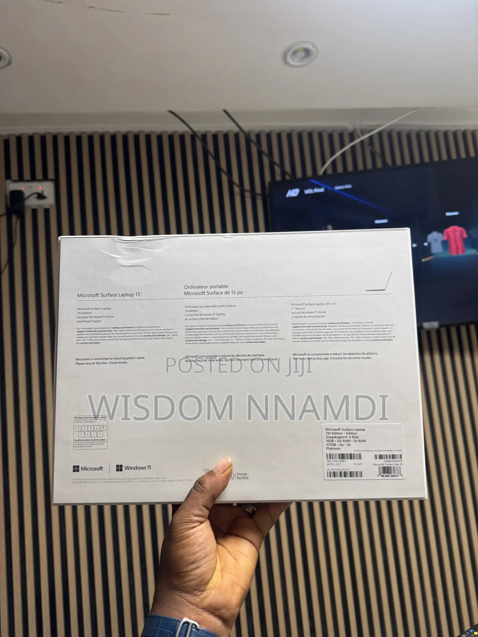 New Microsoft Surface Laptop 7 16GB Qualcomm Snapdragon X Elite 512GB