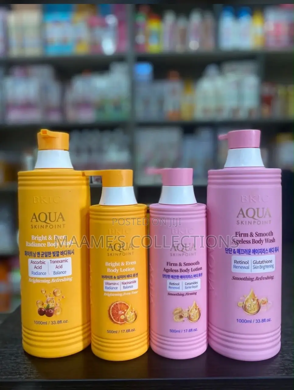 Aqua Skinpoint Body Lotion and Body Wash Set