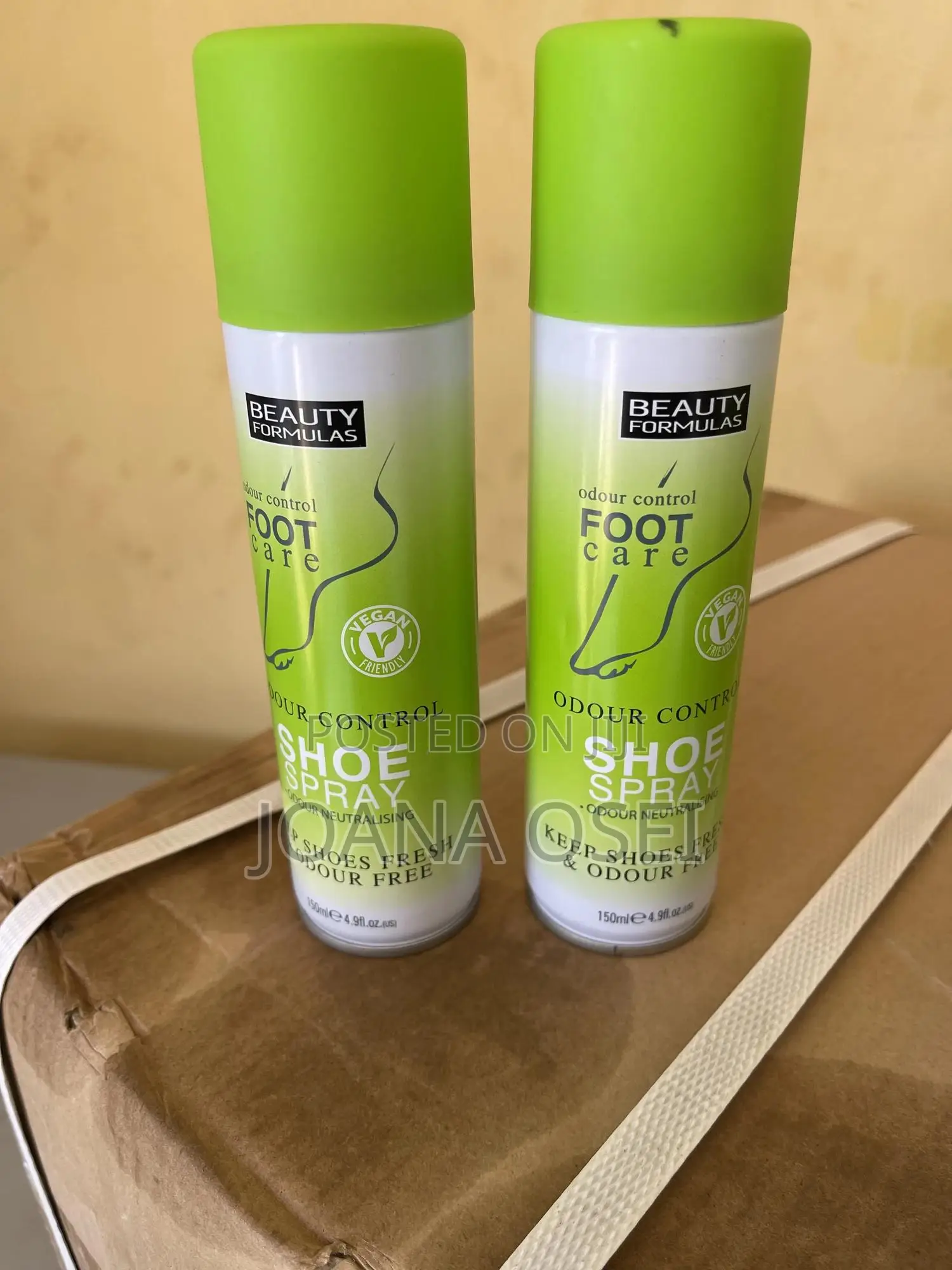 Odor Control Shoe Spray