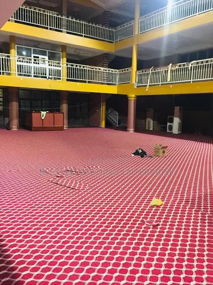 Industrial Wine Carpet With Graphic Design