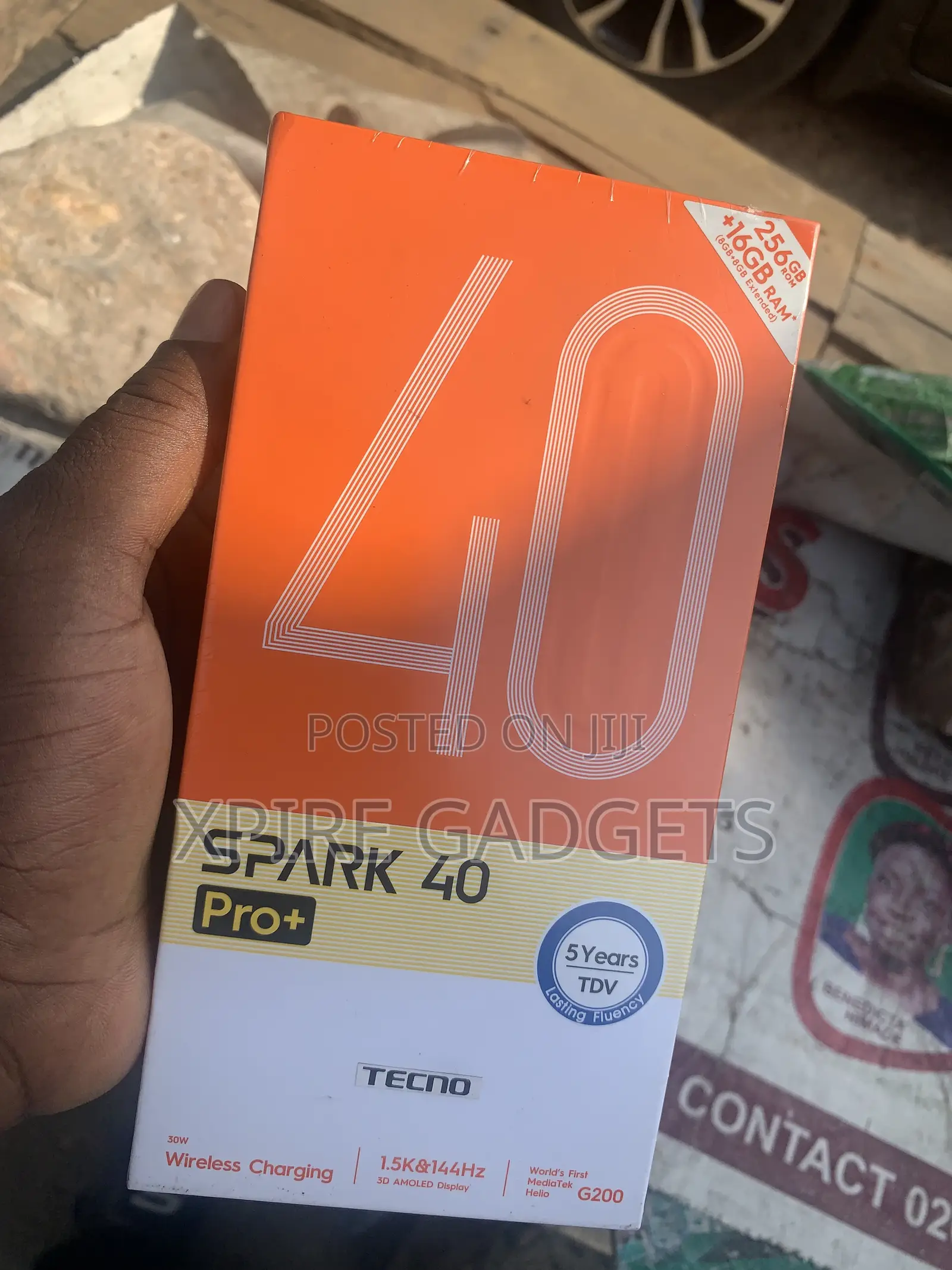 New Tecno Spark 40 Pro+ 256 GB Black