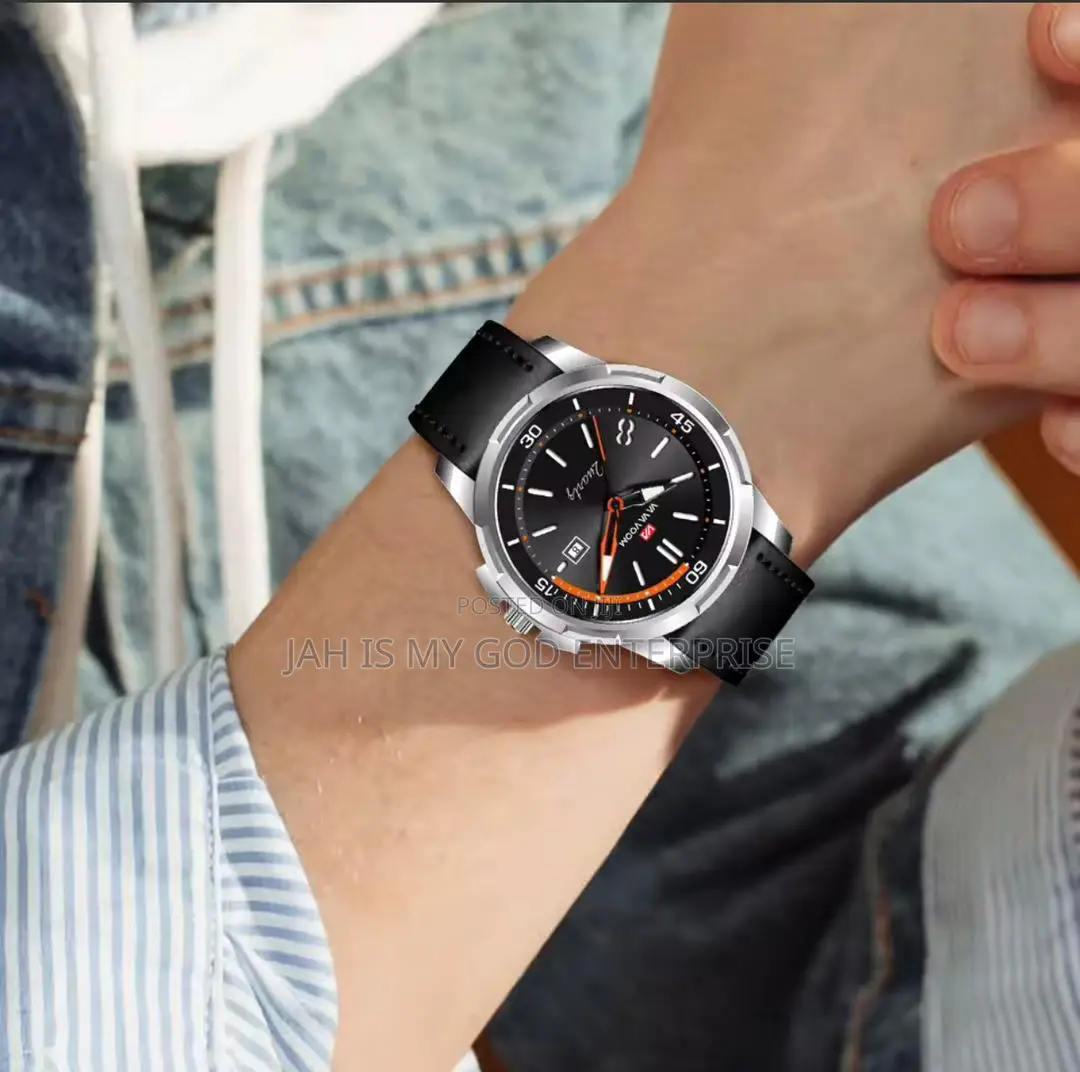 Va Va Voom Military Leather Watch