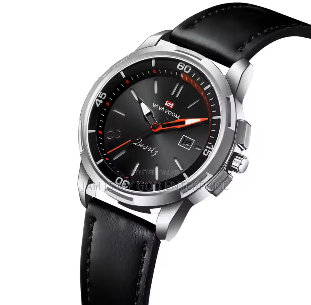 Va Va Voom Military Leather Watch