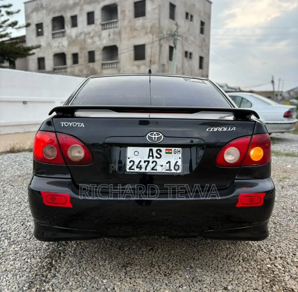 Toyota Corolla S 2007 Black