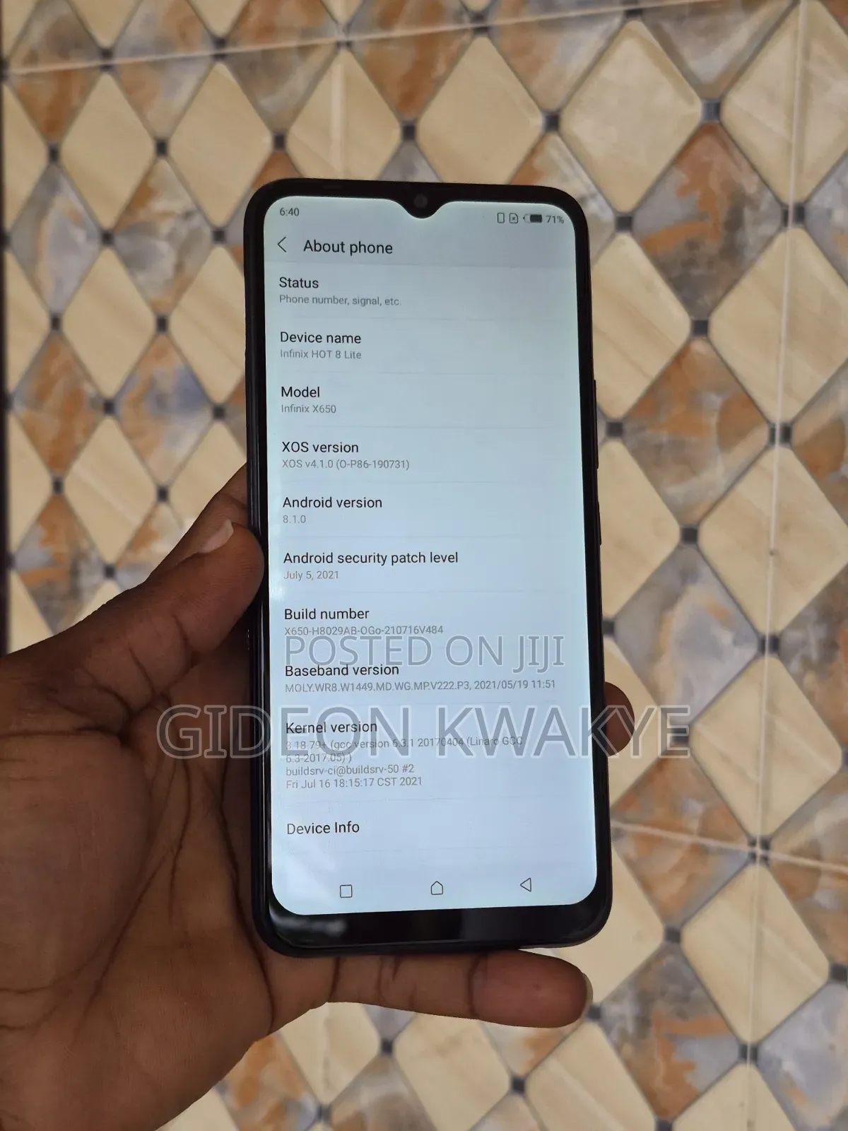 Infinix Hot 8 32 GB Purple