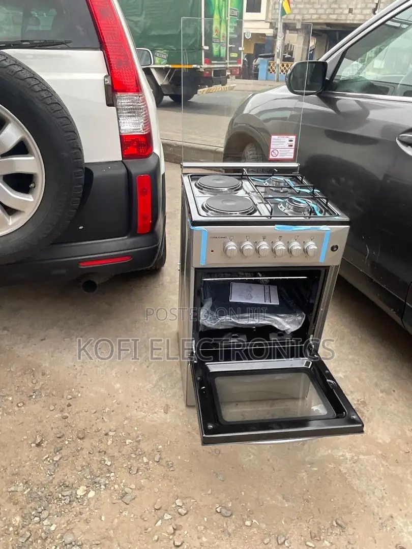 Volcano 2 Gas + 2 Electric Cooker Versatile Kitchen Essential