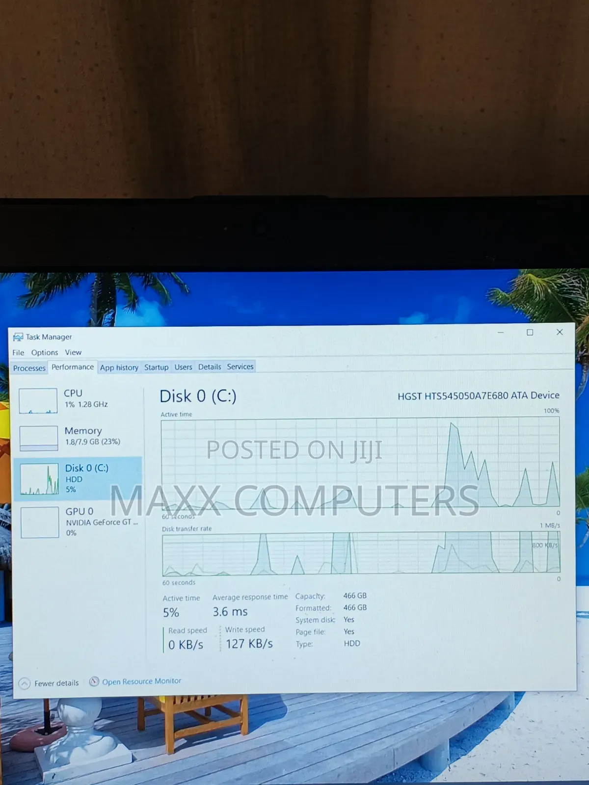 Laptop Asus TUF Gaming A15 8GB Intel Core i7 HDD 500GB