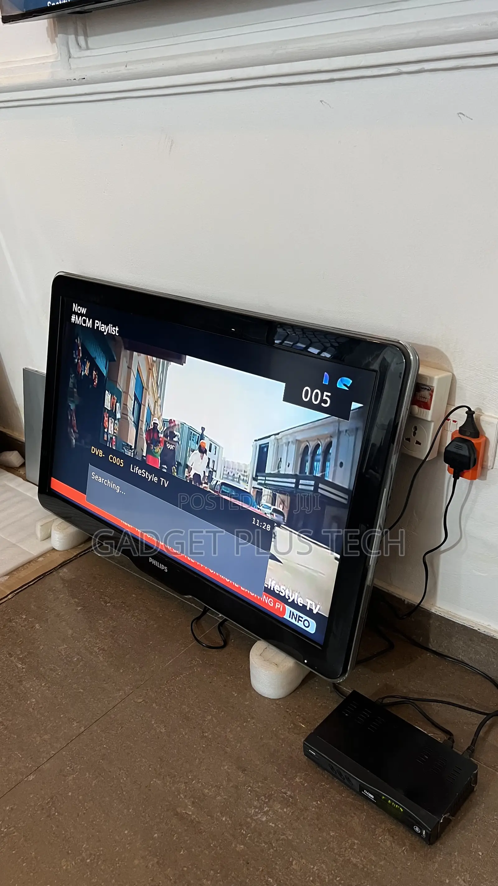 Home Used 37” Philips + Decoder (Very Strong Quality Tv)