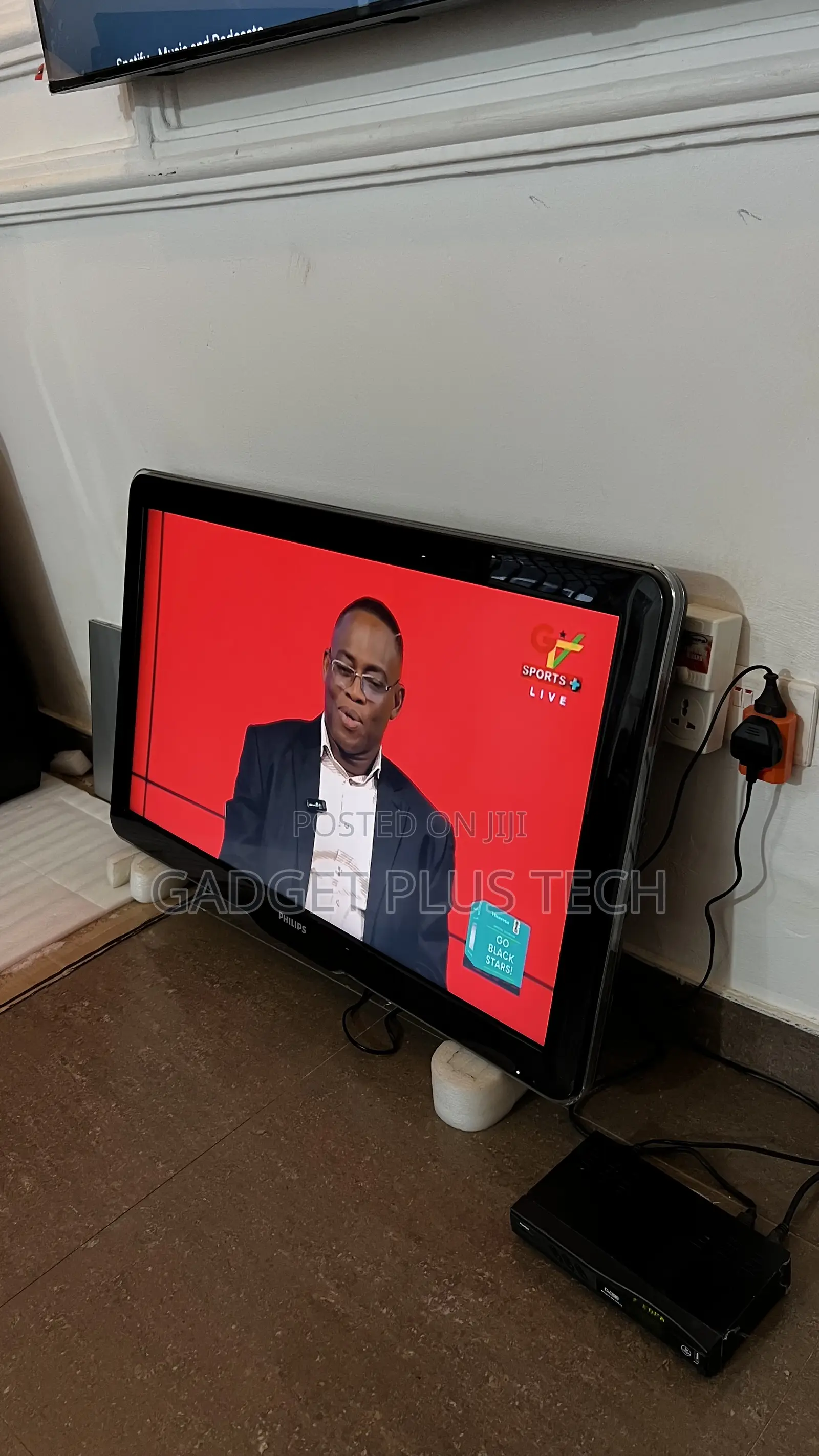 Home Used 37” Philips + Decoder (Very Strong Quality Tv)