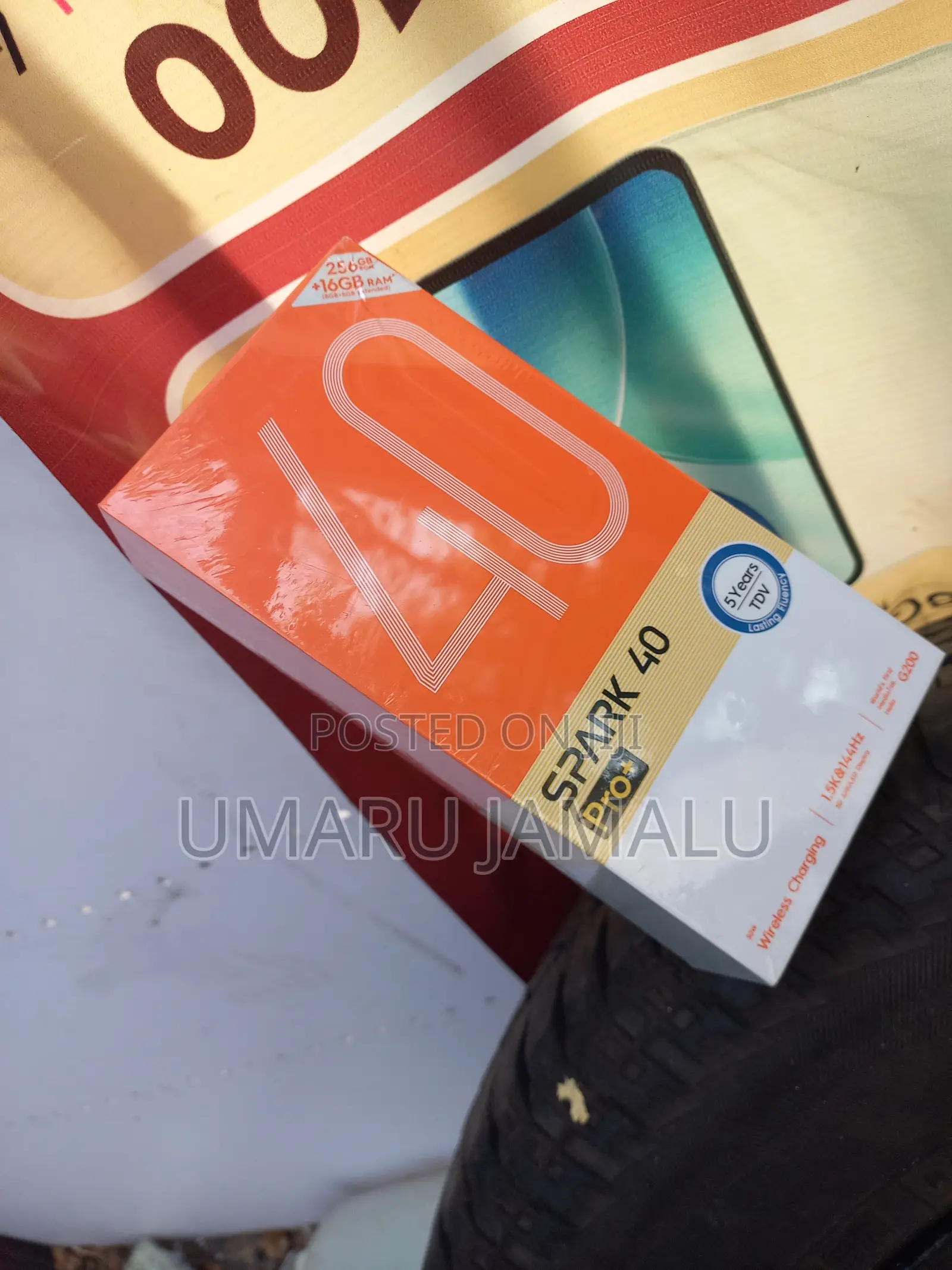 New Tecno Spark 40 Pro+ 256 GB Gray