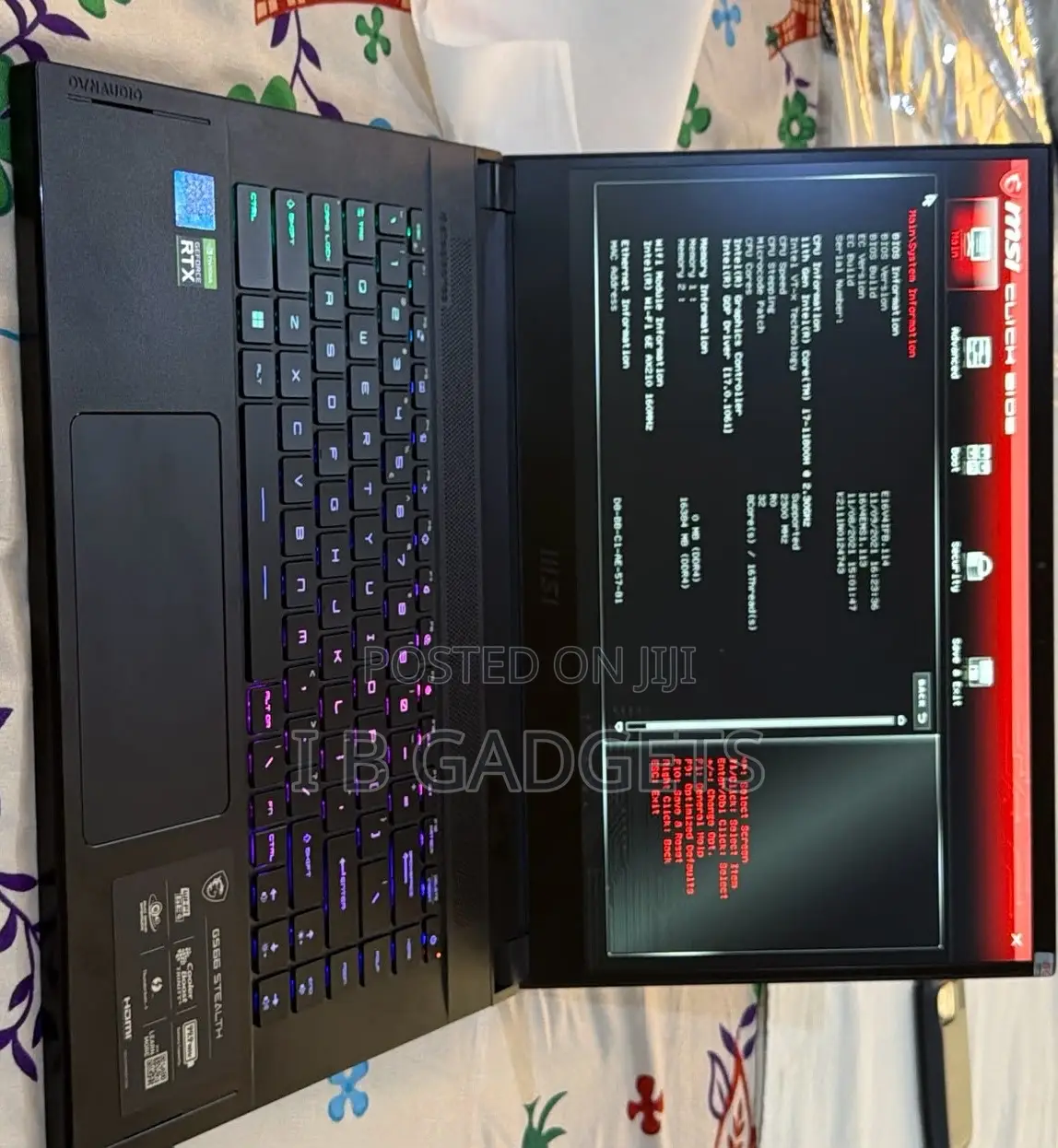 Laptop MSI GS66 Stealth 11UH 16GB Intel Core i7 SSD 512GB