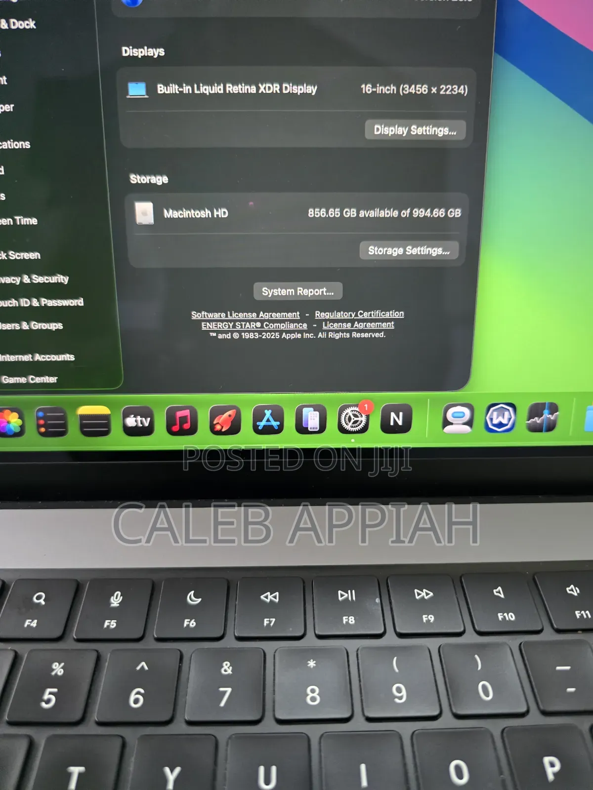 Laptop Apple MacBook Pro 2021 M1 Max 32GB Apple M1 Max SSD 1T