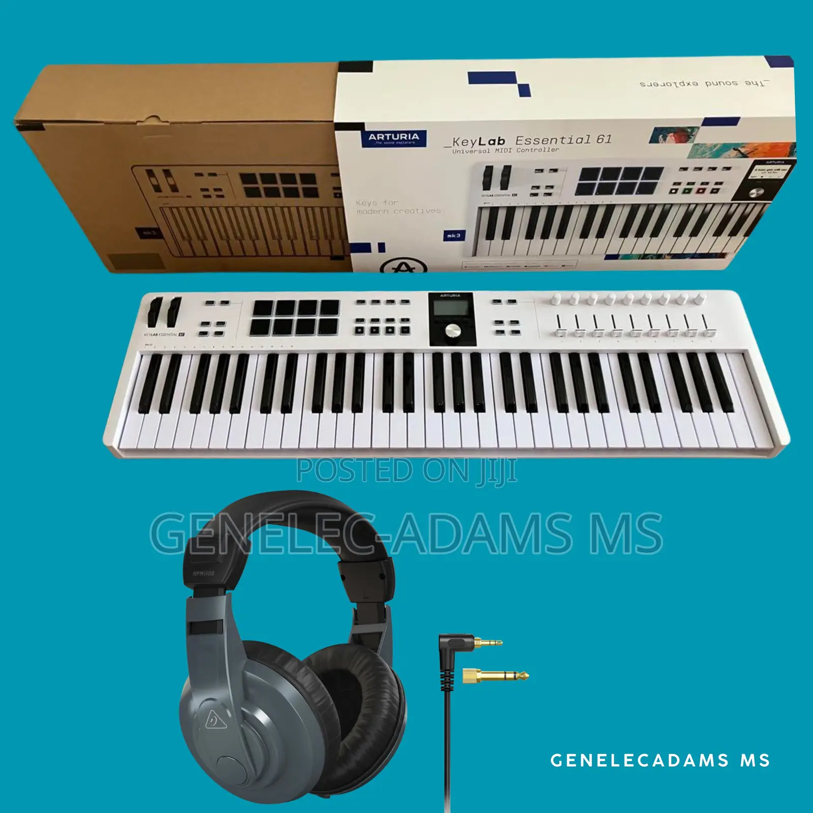 Brand New Original Arturia Keylab Essential 61 Mk3 White Bundle