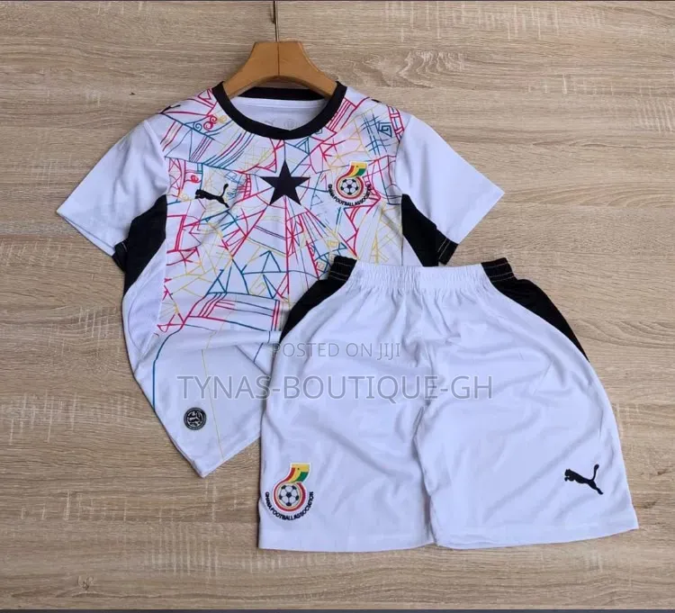 Ghana Jersey Top and Down for Adult and Kids