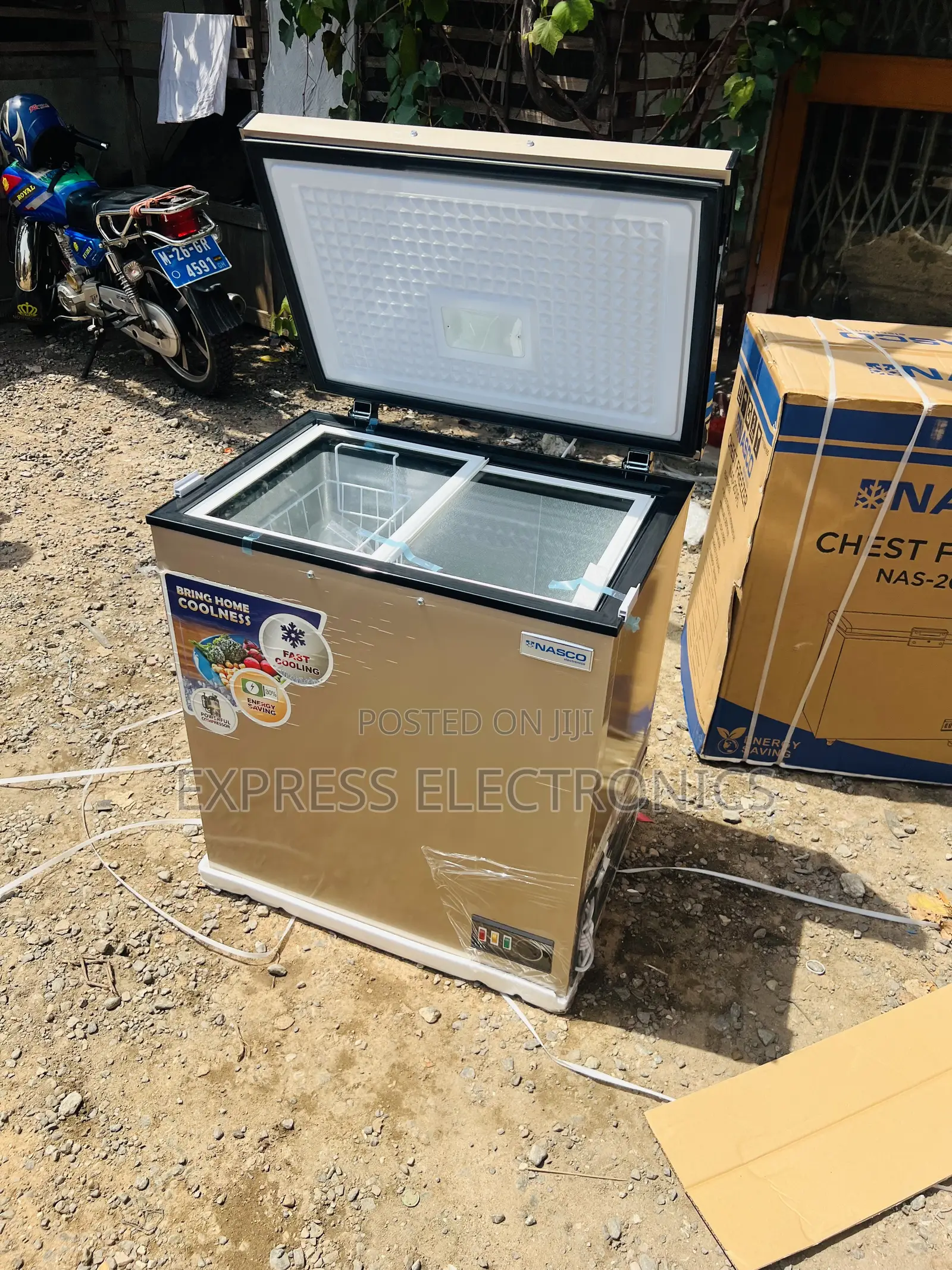 Limited Stock Chest Gold Single Door Freezer Nasco Nas-200fl 150l