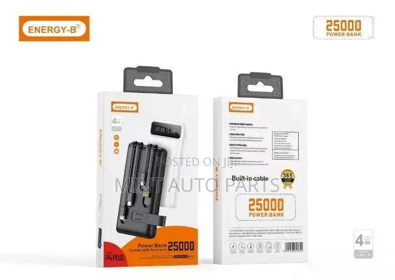 Energy-B 25,000 Mah Power Bank