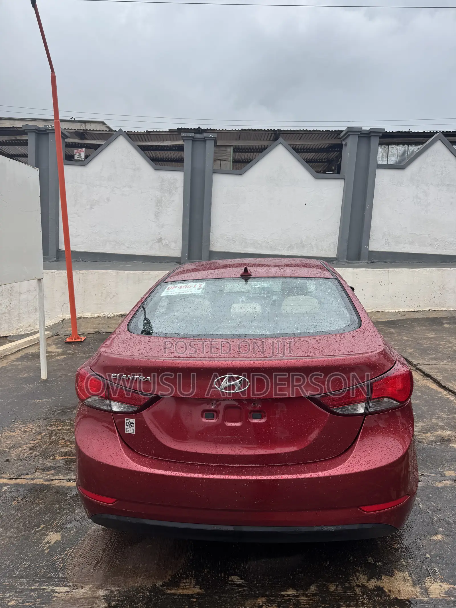 Hyundai Elantra 2016 Red