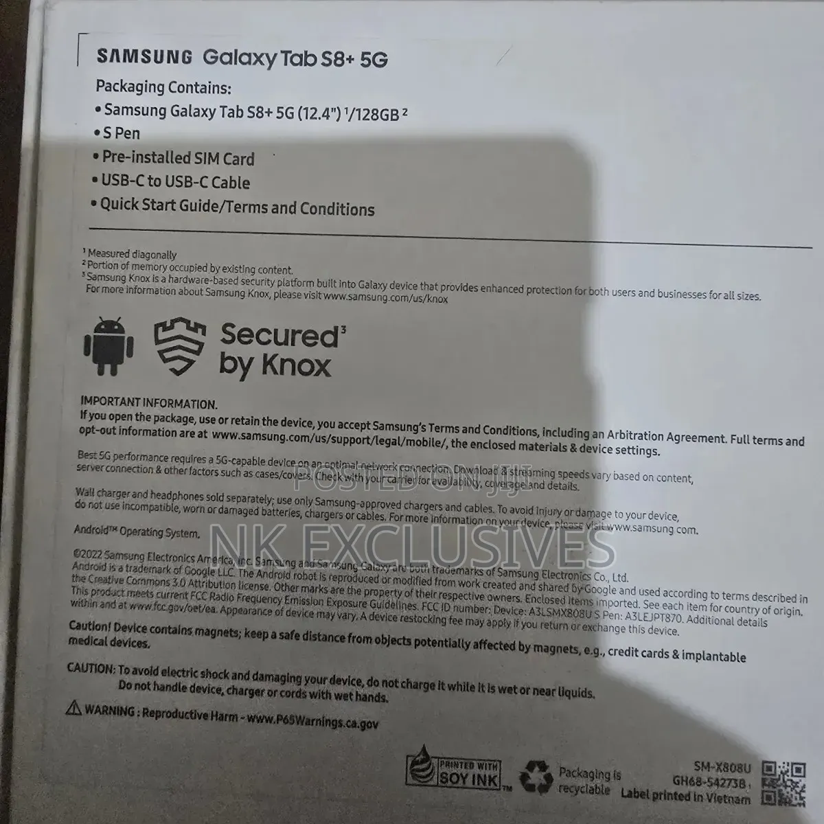 Samsung Galaxy Tab S8+ 128 GB Gray