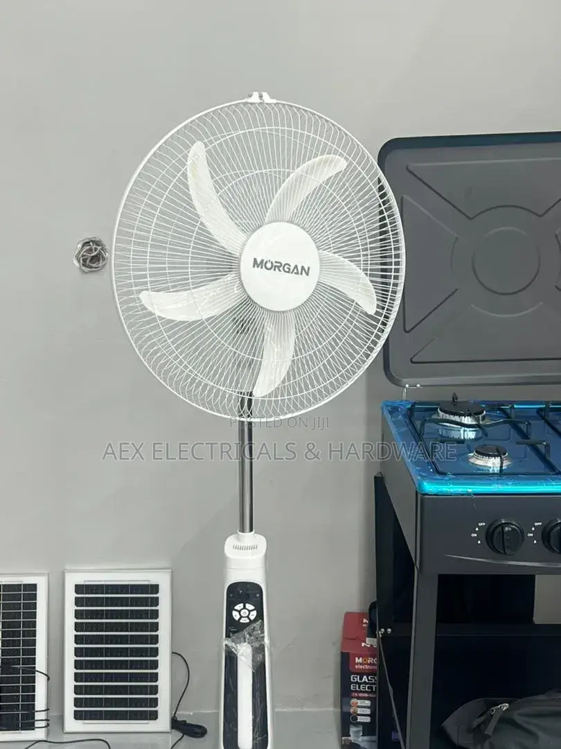 Morgan Solar Rechargeable Standing Fan Remote Control - Brand New
