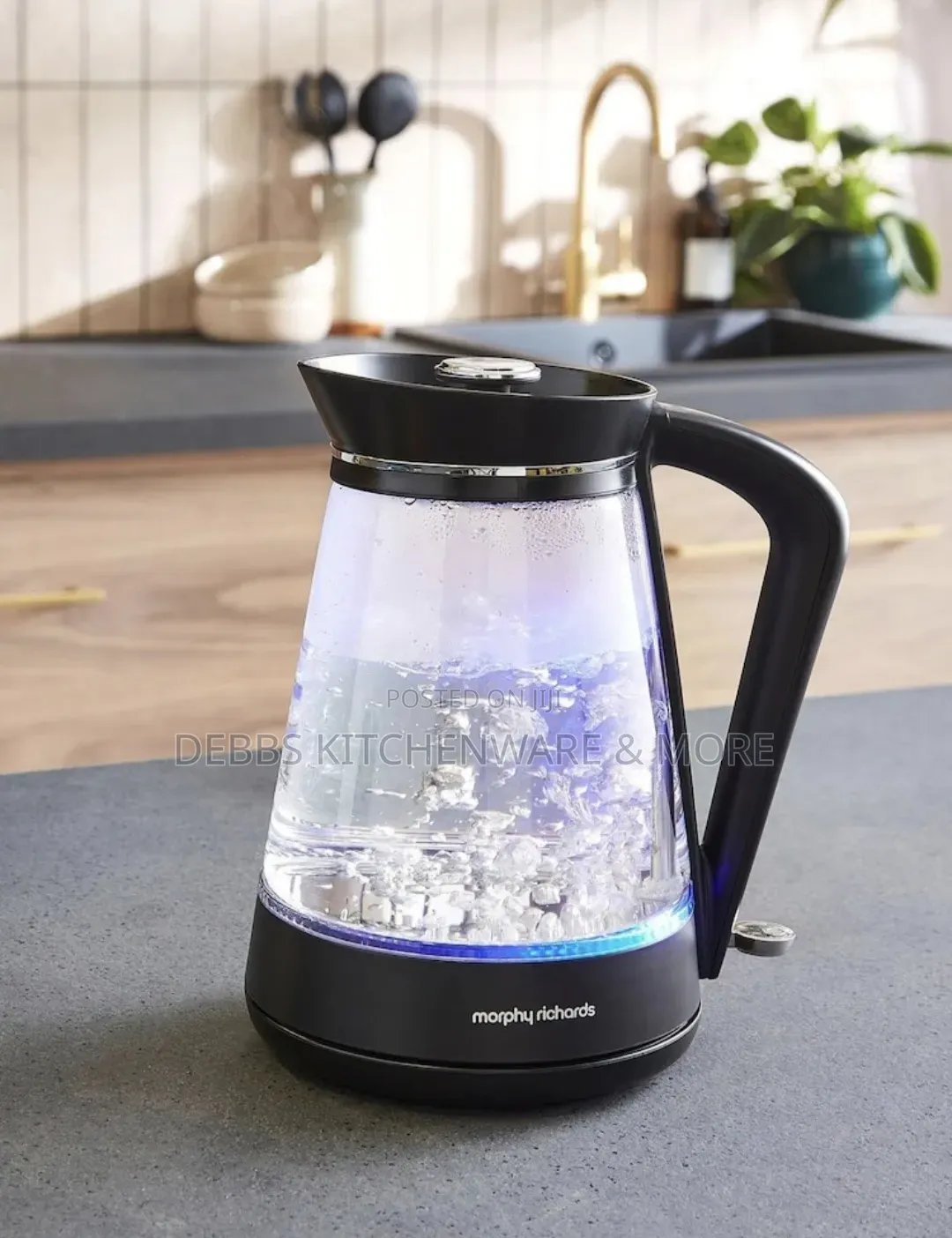 1.7litre Morphy Richards Glass Kettle Uk