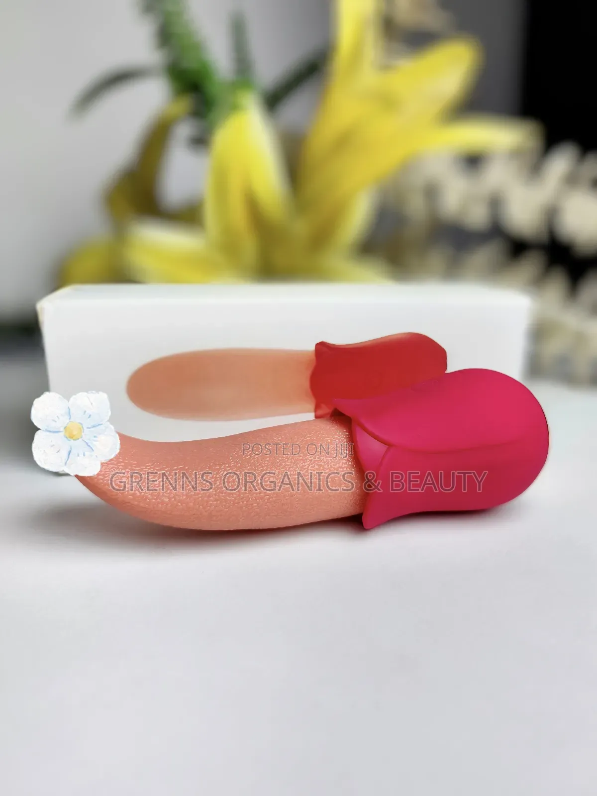 Rose Realistic Human Tongue Licking Vibrator